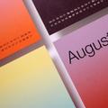 2027 Farbverlauf Kalender / 2027 Gradient Calendar