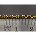 12 Stk. goldfarbene Gliederketten 61cm