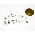 5 Paar 925 Silber Ohrstecker 6mm