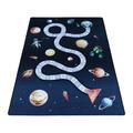 Play Teppich 80 x 120 cm dunkel blau