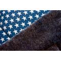Hundedecke 135 x 98 cm cuddly stars blue 