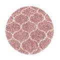 Salsa Hochflorteppich 80 x 150 cm rosa