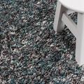Enjoy Hochflorteppich 120 x 170 cm grau blau