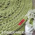 ♥ Häkelteppich-03, rund, 82 cm ♥ 
