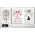 3-er Set Poster Bilder Kinderzimmer A4 / A3 