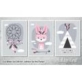 3-er Set Poster Bilder Kinderzimmer A4 / A3 