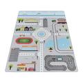 Play Teppich 140 x 200 cm grau
