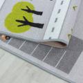 Play Teppich 80 x 120 cm grau