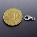 8 Stück 925 Silber Lobster Karabiner Clasps Karabinerhaken Verschluss 8mm Ring offen
