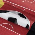 Play Teppich 80 x 120 cm schwarz rot gold