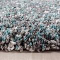 Enjoy Hochflorteppich 120 x 170 cm grau blau