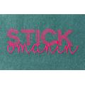 Stickomanin Stickdatei + QR Code+ Plottdatei 