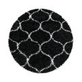 Salsa Hochflorteppich 160 x 160 cm anthrazit