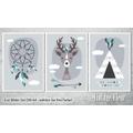 3-er Set Poster Bilder Kinderzimmer A4 / A3 
