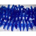 1 Strang  Meerglas Fishbone dunkelblau