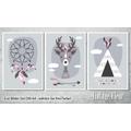 3-er Set Poster Bilder Kinderzimmer A4 / A3 