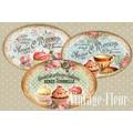 3 x A4 Cupcake Etiketten -E006- Digital download 