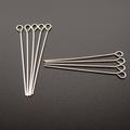 20 Stück 925 Sterling Silber Eye  Pins 40mm