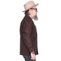 Fatigue Shirt | Cotton Sateen Chocolate