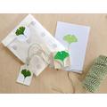 Aufkleber Sticker  "Ginkgo" 15Stk. A4 Bogen 