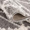 Pulpy Teppich 80 x 400 cm grau