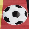 Play Teppich 80 x 120 cm schwarz rot gold