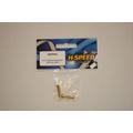H Speed 4mm Goldkontaktstecker 18mm lp (2Stk) HSPP001