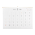 2026 Midori Bügel Monatskalender / 2026 Midori Hanger Monthly Calendar