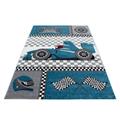 Kids Teppich 80 x 150 cm blau