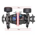 Traxxas 8995R QUERLENKER-SET WIDEMAXX ROT QUERLENKER, SPURSTANGEN +FEDER H TRAXXAS