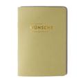 Artographie-Werkstatt Wünsche Notizheft / Wishes Notebook by Artographie-Werkstatt Goldene Folienprägung / Gold foil embossing