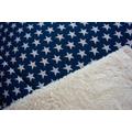 Hundedecke 135 x 98 cm cuddly stars blue 