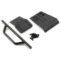 RPM 80022 Bumper vorne und Skid Platte schwarz für Slash 4x4