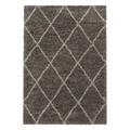 Alvor Hochflorteppich 200 x 290 cm taupe