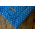Hundedecke 95 x 75 cm blueberry dots