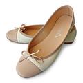 BALLERINAS TWO-TONE (ELFENBEIN-NUDE)