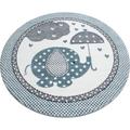 Kids Teppich 160 x 160 cm blau