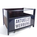 Aktionstisch Holzdekor | Rahmen grau |  Gebrauchtware | 85 x 126 x 88 cm 