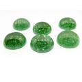 4 Stück Ice Zirkon 12mm Cabochon light green