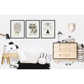 3-er Set Poster Bilder Kinderzimmer A4 / A3 