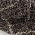 Alvor Hochflorteppich 200 x 290 cm taupe