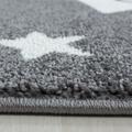 Kids Teppich 160 x 160 cm grau