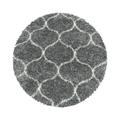 Salsa Hochflorteppich 200 x 200 cm grau