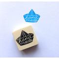 handgeschnitzter Stempel  Papierschiff "handmade" 