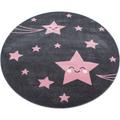 Kids Teppich 80 x 150 cm pink