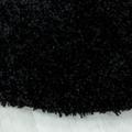 Sydney Hochflorteppich 80 x 250 cm schwarz