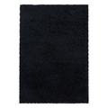 Sydney Hochflorteppich 80 x 250 cm schwarz