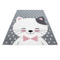 Kids Teppich 160 x 160 cm pink