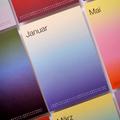 2027 Farbverlauf Kalender / 2027 Gradient Calendar