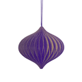 Violetter Weihnachtsschmuck Kunstkarte  / Purple Christmas Decoration Art Card 